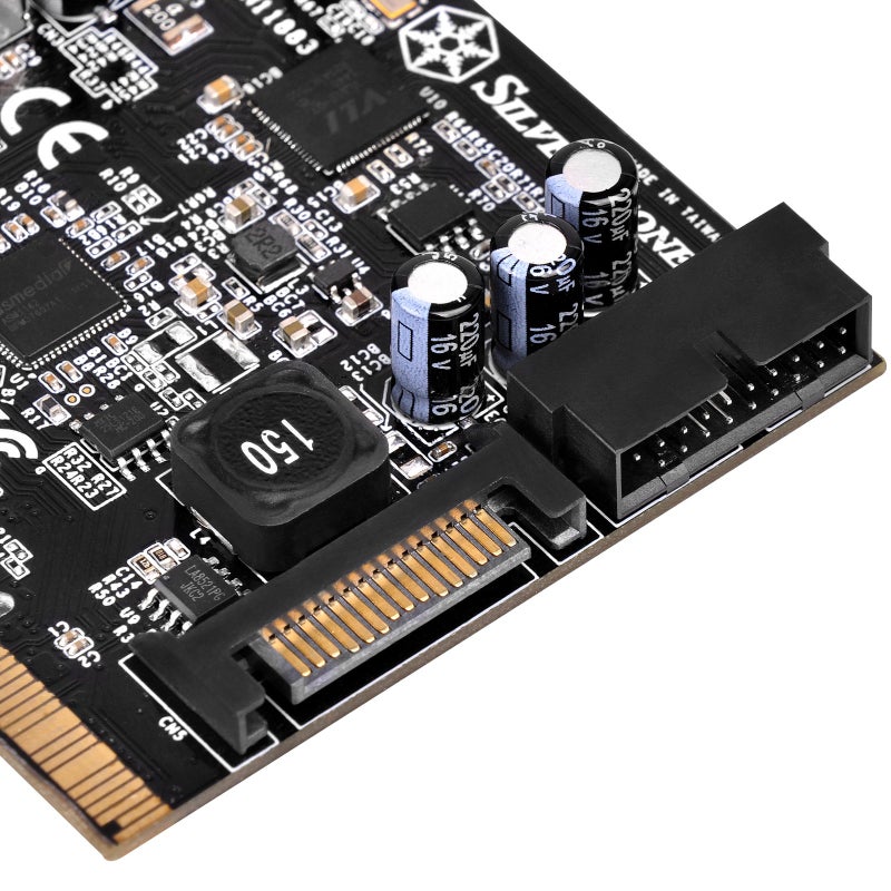 SilverStone Technology USB 3.1 and 3.0 PCIe Card with External Type C and Internal 19 Pin Connector ECU05, TAA Compliant - Image 3